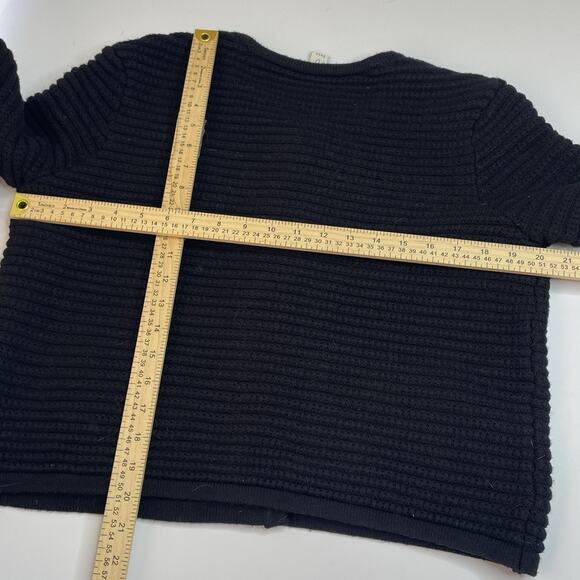 JOIE Textured Cardigan Jacket XL Gold Buttons Old Money Preppy Quite Luxury - Picture 5 of 8